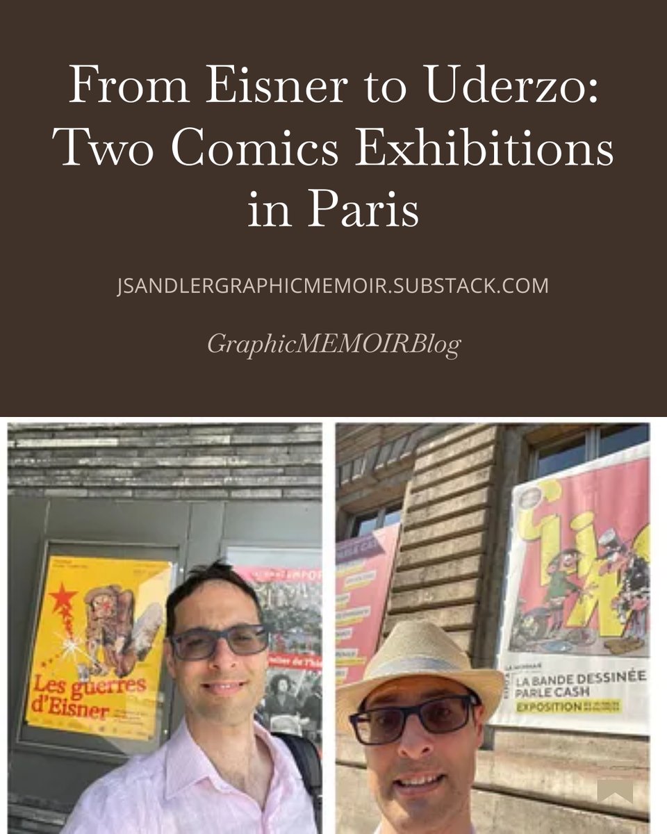 jsandler1978's tweet photo. From Will Eisner's WWII work for the US Army to 250+ pieces of original art by Hergé, Uderzo, Franquin, Bushmiller, Hugo Pratt and more, a wonderful day exploring comics in Paris. https://t.co/8UEcifSshk https://t.co/DTuNM6DJOI