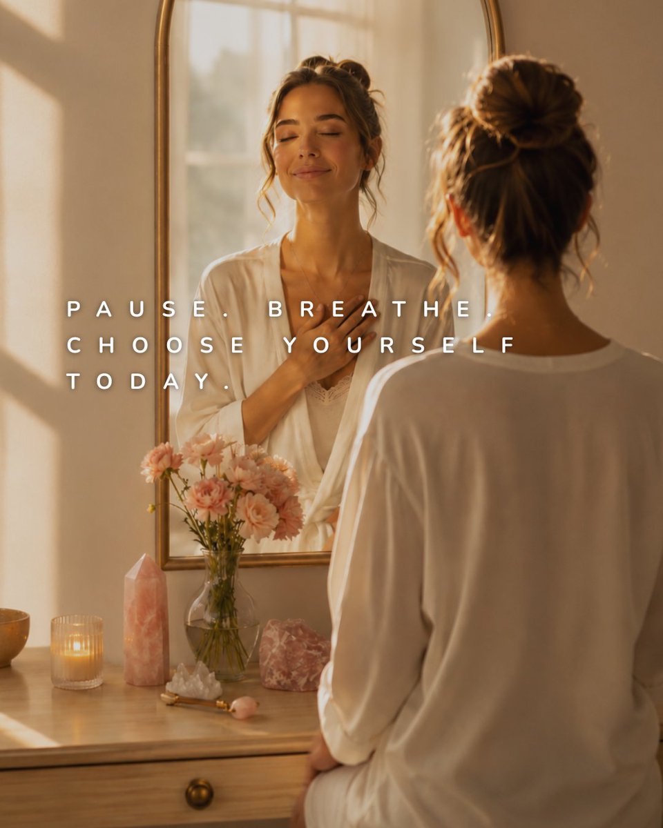 EmaniCosmetics's tweet photo. Pause. Breathe. Come back to yourself. ✨

Today’s affirmation: I am worthy of love, peace, and who I’m becoming.

#SelfCare #MorningAffirmation #GlowFromWithin https://t.co/DrnTTDopRL