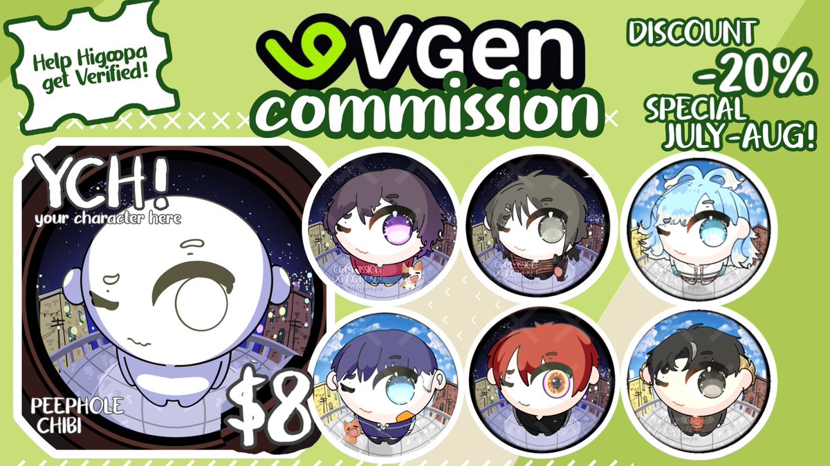 HiGoopa | VGEN | COMMISSION OPEN! tweet media