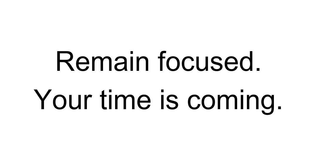 _SuccessMinded_'s tweet photo. Remain focused.. https://t.co/BdPARgyF6k