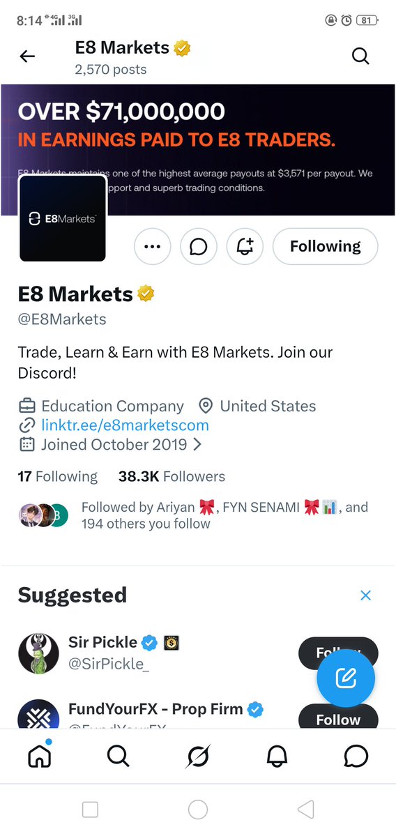 DavSimon5's tweet photo. @joseftrades @E8Markets @E8Affiliates All process done ✅ 
Hoping to be one of the winners!
@x_a_u_u_s_d
 
@sidheartsharma
 
@BrijeshTrades https://t.co/1JWVf1dOJ2