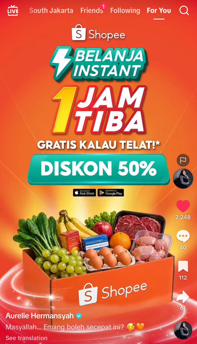missysboring's tweet photo. hari ini kulkas kosong, freezer kosong, kotak obat juga mulai menipis 🥲 untung Shopee Belanja Instant 1 Jam Tiba jadi penyelamat. sekali checkout semua beres, ada Diskon 50% dan Gratis Voucher Kalau Telat. #BelanjaInstant1JamdiShopee https://t.co/9YRqqwG04i