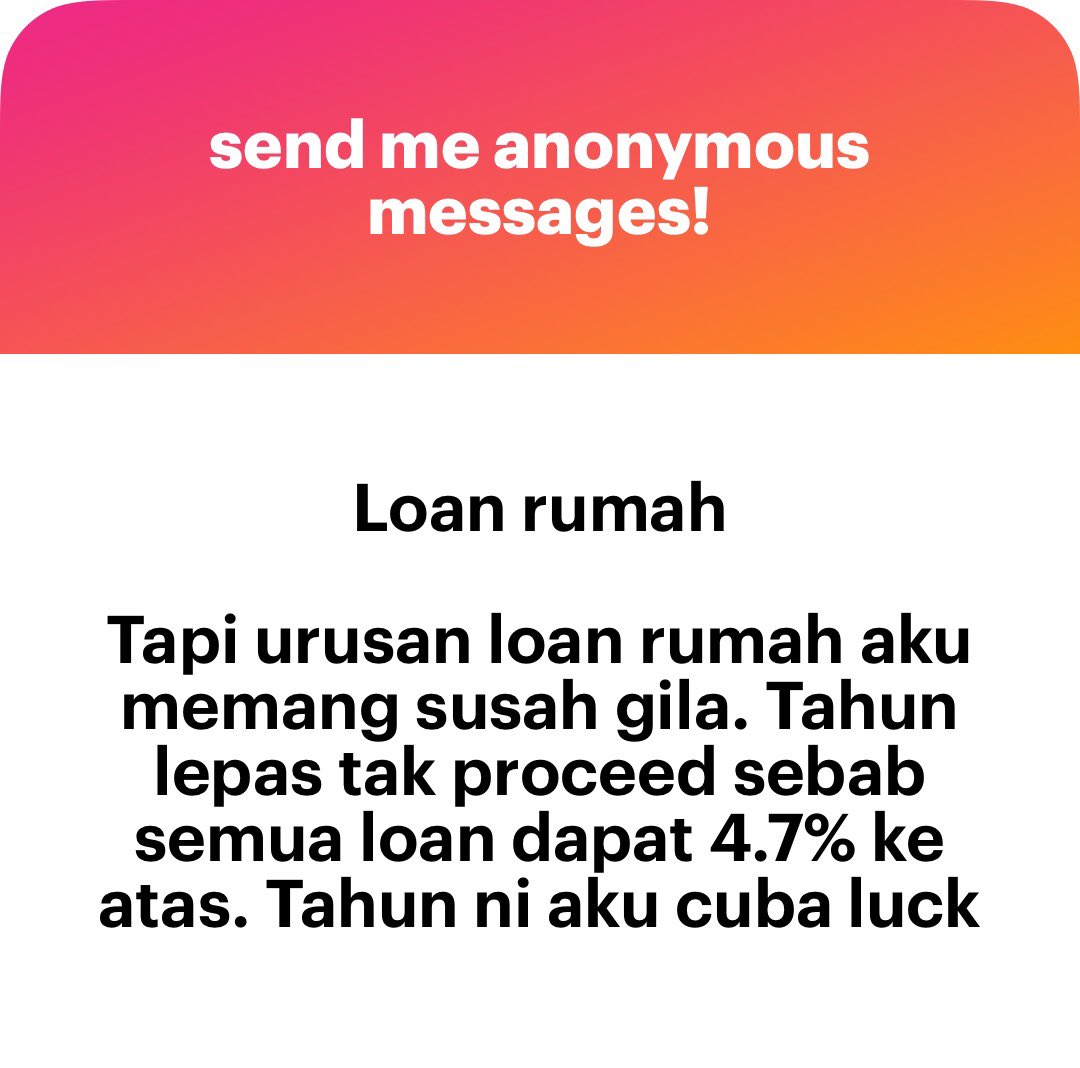 Ang jadi referral ka penjamin? Tak rasa referral tu isu. Penjamin lain ...
