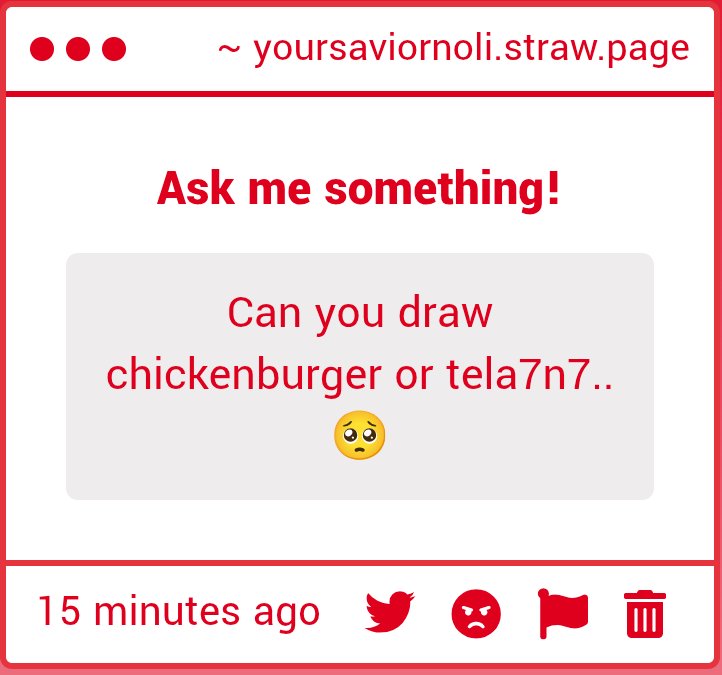 NullSaken_'s tweet photo. Hehe

#chickenburger #shedletsky #007n7 https://t.co/Lfm0OpYUw2
