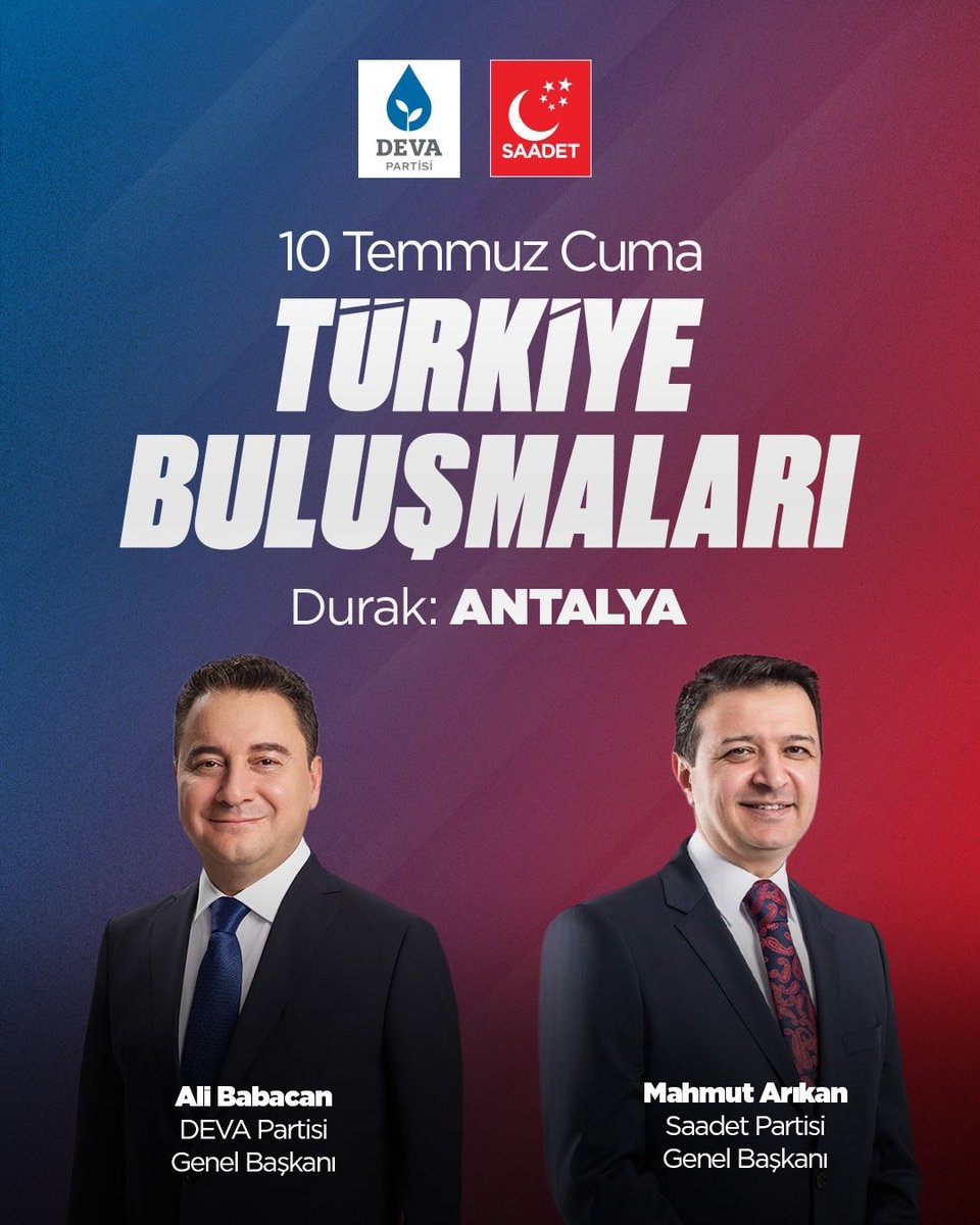 DEVA Partisi Ankara İl Başkanlığı tweet media
