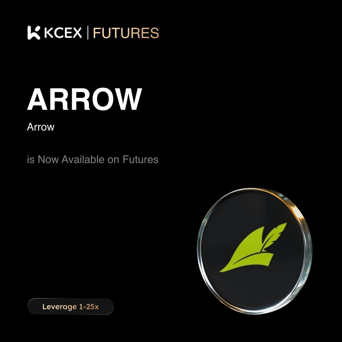 KCEX_Official's tweet photo. 🚀 $ARROW perpetual futures are now available on #KCEX! @ArrowFinanceio

🔹 Leverage: Supports 1–25x adjustable leverage
🔗 Trade Now: https://t.co/AUan37FAcu

#KCEX #CryptoFutures #NewListing https://t.co/OTTjPC0V5N