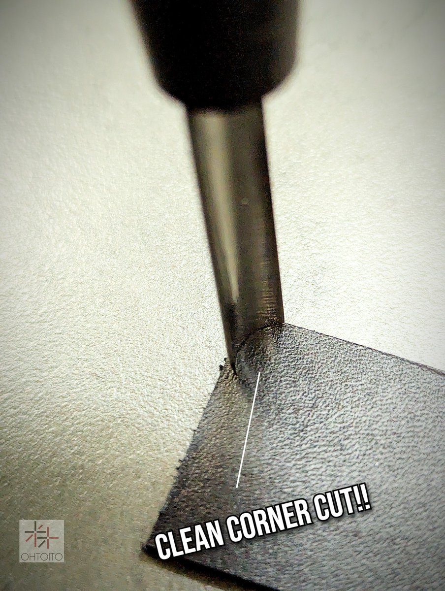 Leather Corner Rounding Knife: Turn sharp corners into smooth