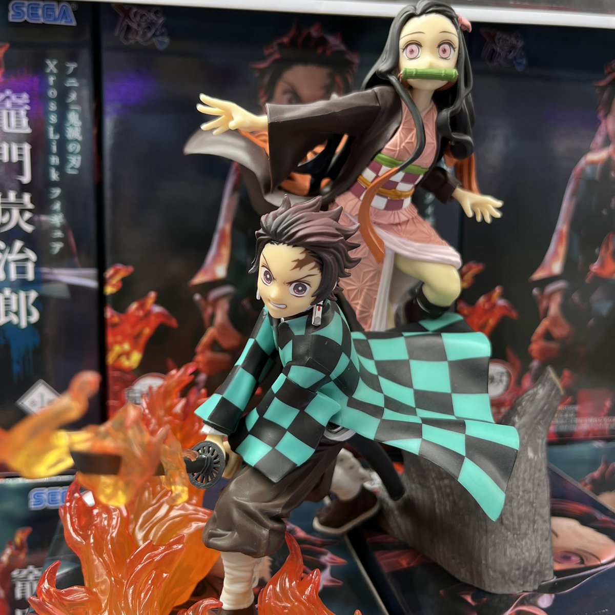 仙台結界フィギュアセット 新景品情報😗💫 「鬼滅の刃」 XrossLink フィギュア “竈門炭治郎