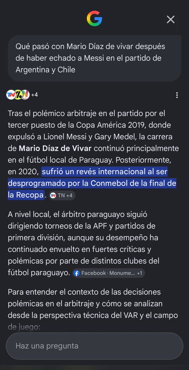 carbonero_de_C's tweet photo. El árbitro que expulsó a Messi en el partido vs Chile, meses después fue dado de baja de la final de la recopa. 
Sabían esto? Tremendo!!!
Acá empezó toda la historia de protección al mimado de Conmebol y FIFA, que hoy en día vemos como continúa…  https://t.co/7Jz8EJORXy https://t.co/fZfq422Yff