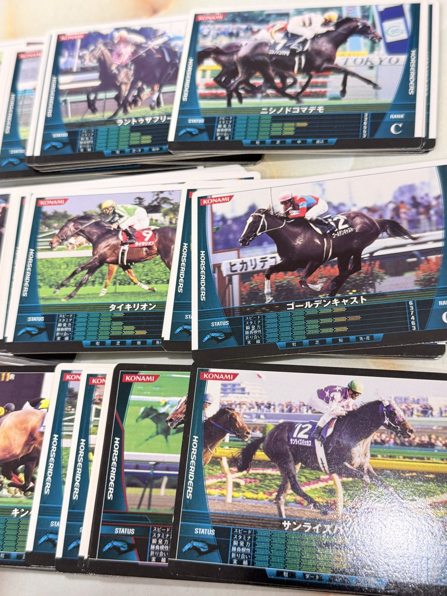 🐎【入荷情報】🐎 ホースライダーズの馬カードなどが まとめて入荷しま