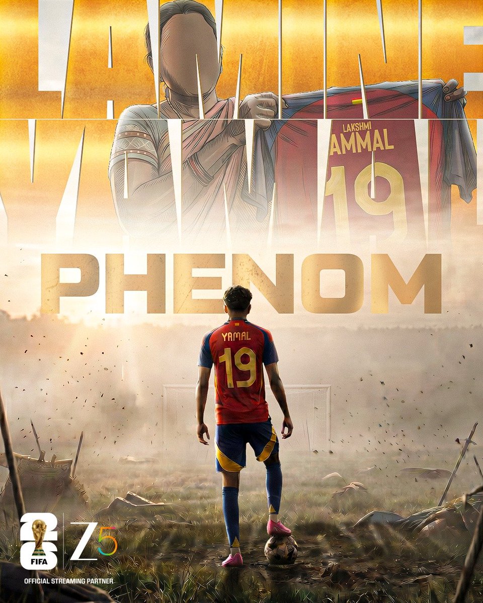 ZEECorporate's tweet photo. The stage gets bigger. So do the expectations.

Lamine Yamal returns under the lights tonight as Spain take on another crucial step in their FIFA World Cup 2026™️ journey.

Poora India Watchega, LIVE and exclusive on #ZEE5.

#FootballWorldCup2026 #HomeOfSports #WatchTheAction https://t.co/zr9rKOi4Ur