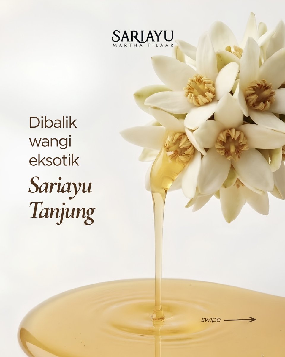 Sariayu_MT's tweet photo. Dibalik wangi eksotiknya Sariayu Tanjung, ada lapisan aroma ini yang bisa kamu dapatkan dalam setiap semprotannya✨

#Sariayu #SariayuTanjung #CleanBeauty https://t.co/s1BlYzsozt