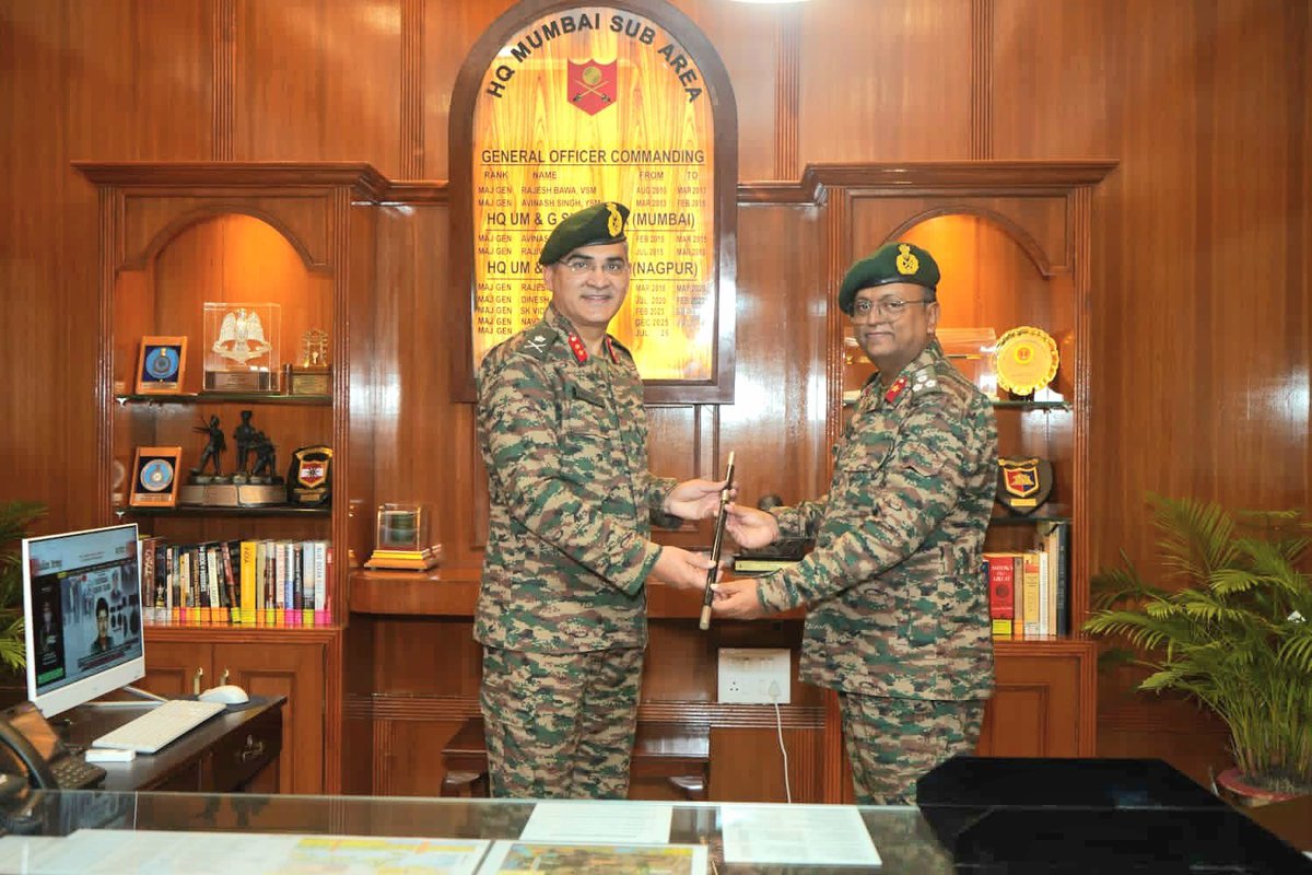 IaSouthern's tweet photo. Major General Varun Malhotra, took over the command of Headquarters Uttar Maharashtra & Gujarat Sub Area on 10 July 2026.

Commissioned into Corps of Engineers, The Bombay Sappers, the General Officer brings with him over three decades of experience and distinguished service across a wide spectrum of command, instructional and staff appointments.

On assuming command, he interacted with officers and all ranks. He complimented them for their professionalism and exhorted all personnel to maintain the highest standards of operational preparedness while remaining vigilant to emerging security challenges.

#IndianArmy  
#Leadership  
@adgpi  
@DefencePRO_Guj  
@PRODefPune  
@SpokespersonMoD
