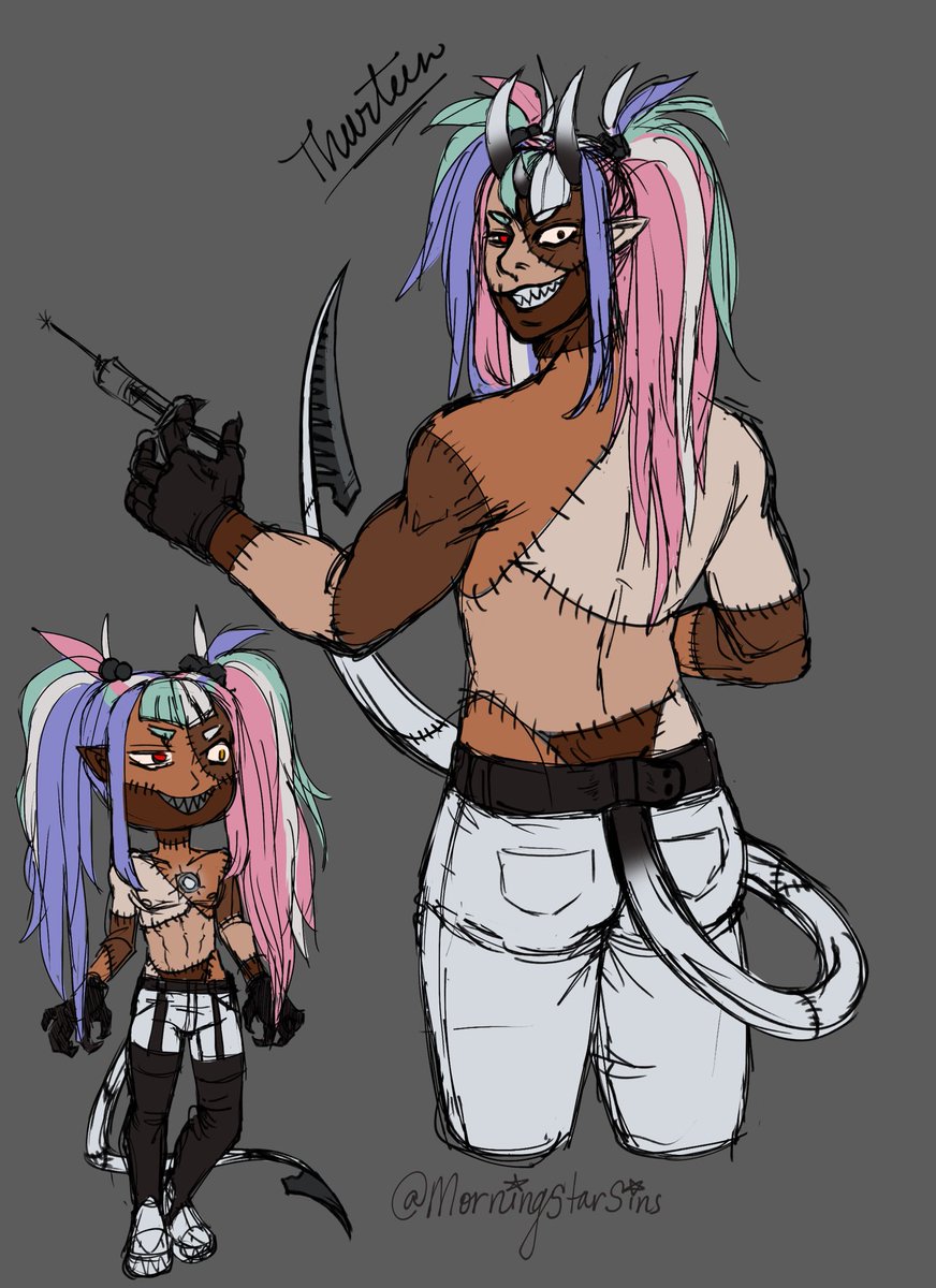 SinsMorningstar's tweet photo. Oh yeah this fucker… I drew this last year around April… Tbh I pretty much had to redraw him from memory considering I lost the original picture… I have quite a few sketches in general I’ve never posted… will I post them? Idk… https://t.co/dFpKh4W77B