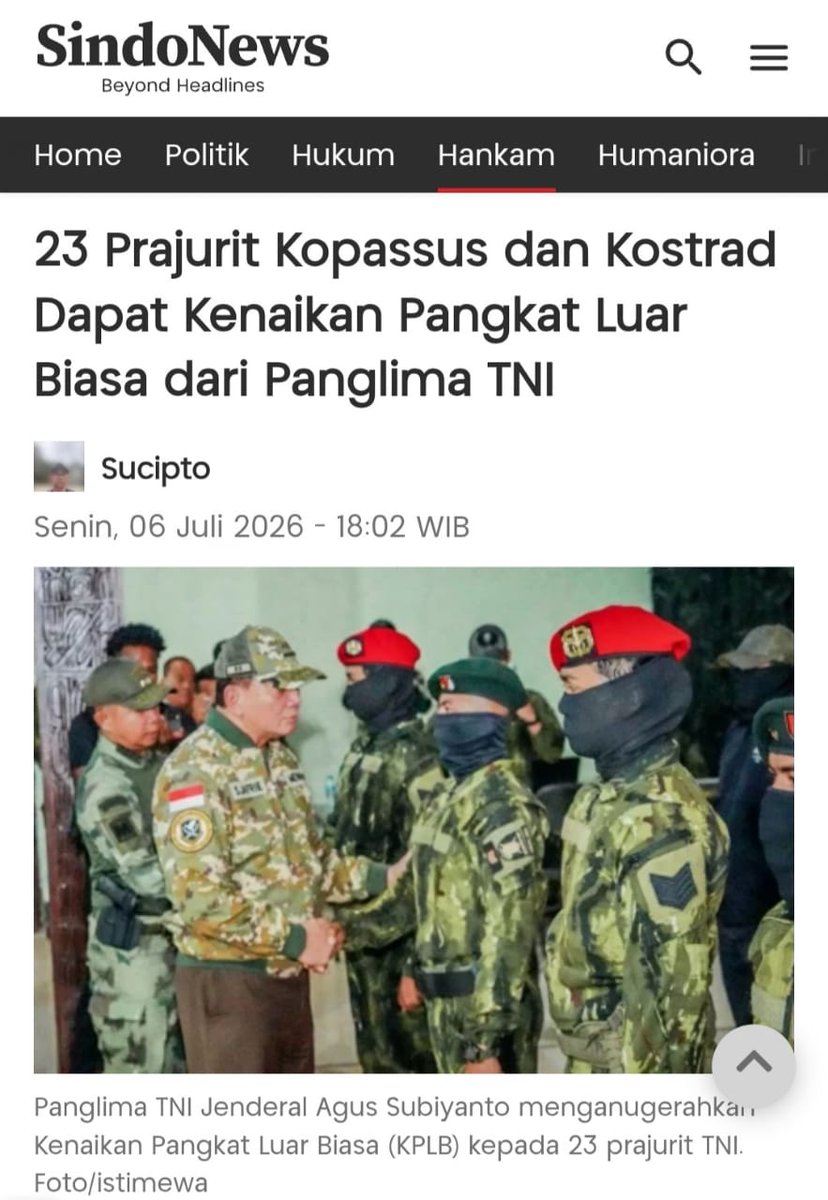 KArawatu16353's tweet photo. Kementerian Pertahanan dan Tentara Nasional Indonesia senantiasa bergerak tanpa henti mengupayakan kemampuan pertahanan di semua sektor selalu kuat, integratif, dan siaga tempur.

Memastikan NKRI Tangguh https://t.co/JuaYBgqJNo