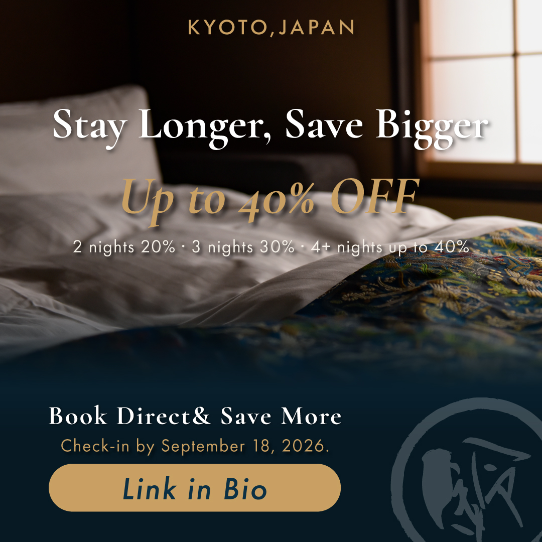 mita_machiya's tweet photo. Rinn Premium Koki is a Kyoto machiya with two adjacent homes, West and East, a 9-minute walk from Gojo Station. Each home sleeps up to 7 guests; book one or both for larger groups. Book direct and save up to 40% on longer stays.
https://t.co/kpZTe326G7
#Kyoto #Machiya https://t.co/ZT36x0GrEp