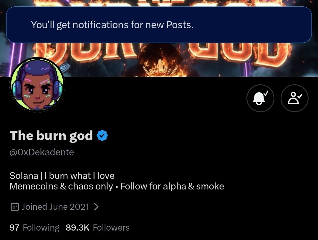 obboy070's tweet photo. @0xDekadente Followed with 🔔  on

CfQhGQUwX3TnYy2YeMsi8X6R3Yuc6pUcnisN3TXs75Jo https://t.co/2yAGRfX2TA