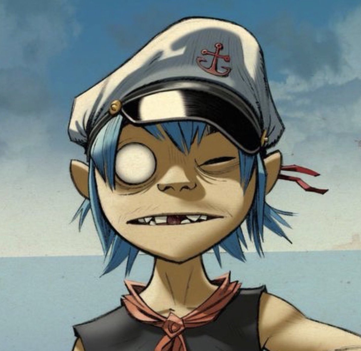 doyathingg_'s tweet photo. I love this photo of 2D.. i love his longer hair i love 2D https://t.co/LSoSugQzus