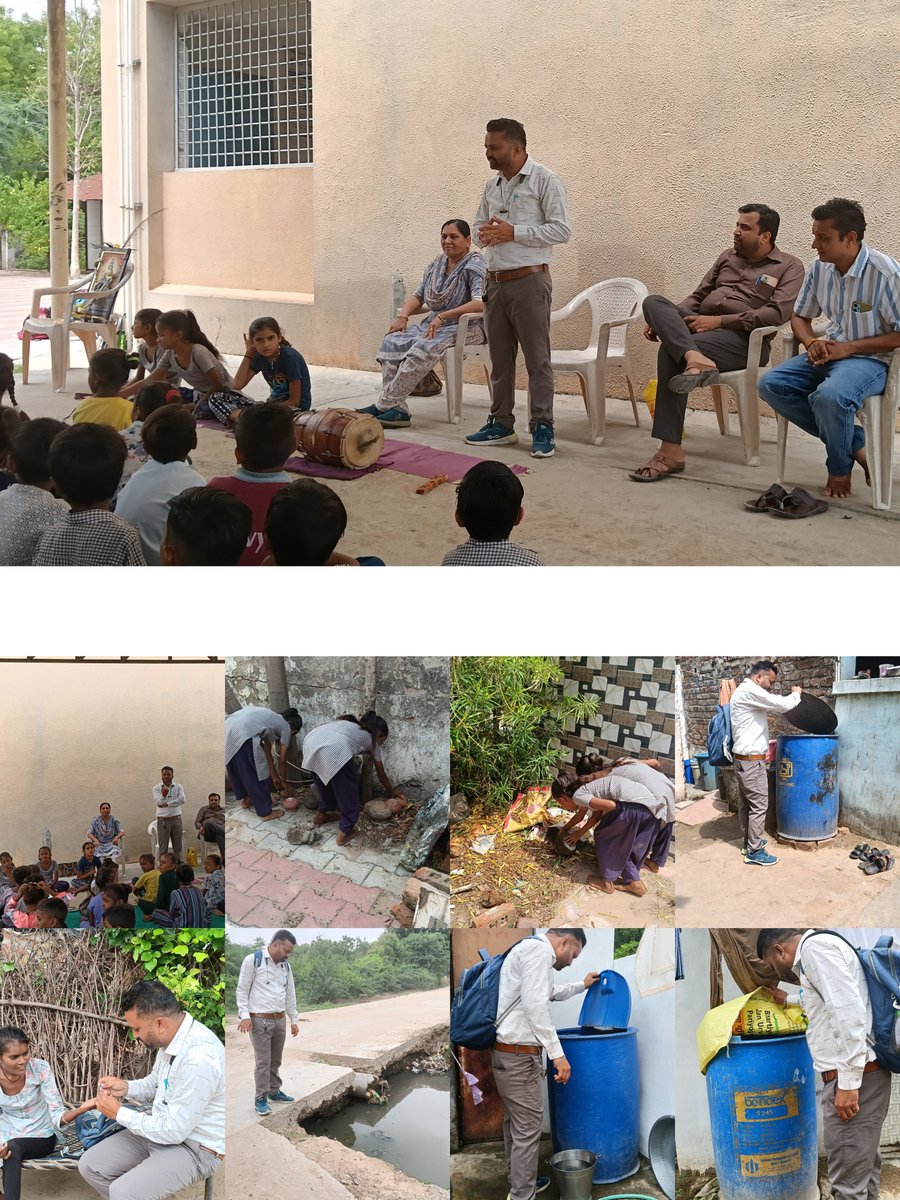 MahemdpurAAMPat's tweet photo. Aam MAHEMADPUR 
PHC-RANUJ 
Village Gadosan

આજ રોજ ગદોસણ ગામ વિસ્તાર માં પોરાનાશક કામગીરી તથા ગટર નું પાણી એકત્રિત તથા સરપંચ શ્રી ને જાણ કરી, સ્કૂલ મુલાકાત અંતર્ગત ચોમાસા ઋતુ અંતર IEC કરવામાં આવી https://t.co/osW6QtuGoq