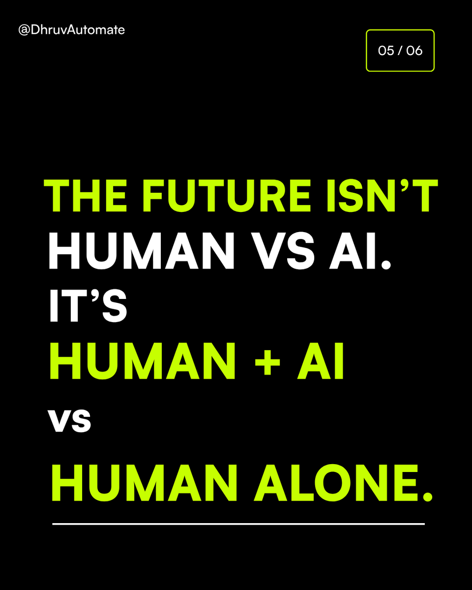 DhruvAutomate's tweet photo. The companies that win won't be the ones asking, How do we replace employees?

They'll be asking,  What can we automate so our team can focus on higher-value work?

Curious—what's one repetitive task you'd automate immediately?

Book a call at: https://t.co/nmYWOV8gkC (it's FREE) https://t.co/iIxMAwmixR