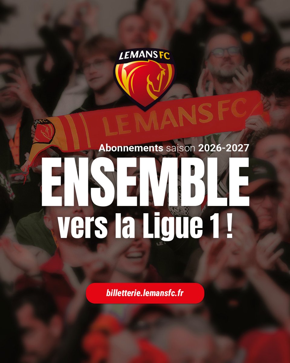 LEMANSFC's tweet photo. 𝐉-𝟒 𝐚𝐯𝐚𝐧𝐭 𝐥𝐚 𝐟𝐢𝐧 𝐝𝐞𝐬 𝐀𝐛𝐨𝐬 !

Vous êtes déjà nombreux à avoir répondu présent pour notre retour en Ligue 1, 𝗠𝗘𝗥𝗖𝗜 ! ❤️💛

Face à cet engouement, la campagne d’Abonnements prendra fin le 𝟭𝟰 𝗷𝘂𝗶𝗹𝗹𝗲𝘁 🚨 https://t.co/7gcS2dpXNk