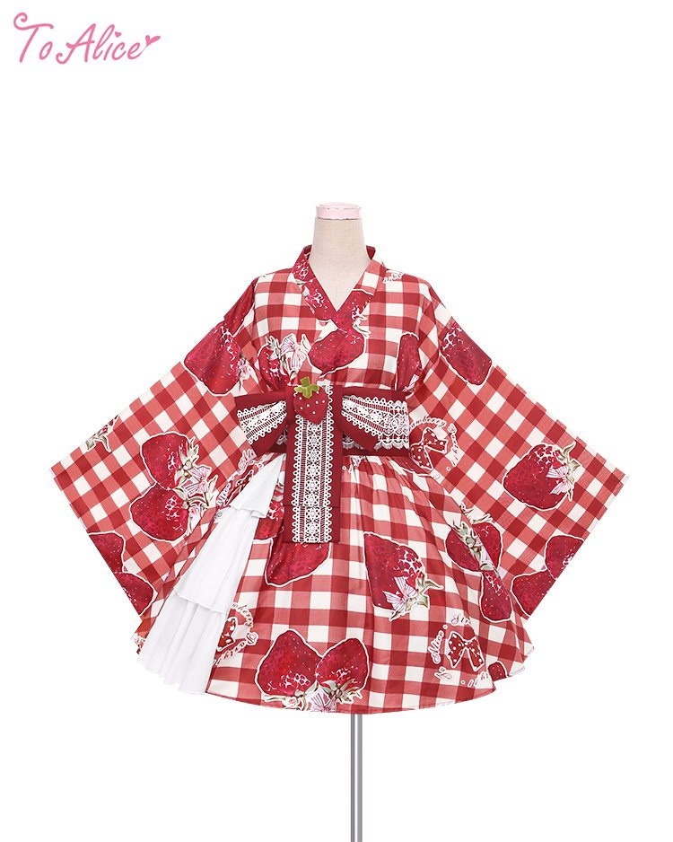 CuteFashionA's tweet photo. 🩷ToAlice Online Shop🩷

🔊再入荷
ご好評につき完売しておりました
・いちご姫浴衣セット ¥16,390

【7月中〜下旬入荷予定】
❤️レッド（S）
🩷ピンク（S/M）

🌻Summer Sale開催中🌻
いちご姫リボンクリップ（¥4,290）と一緒にご購入で
税込18,000円以上となり送料無料✨

⏬https://t.co/gtOOLtqScA https://t.co/Fb46FMse7n