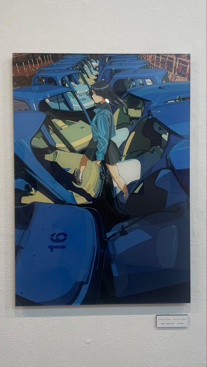 初星学園『Wildest Flower』のMVを一緒に作った田中さんの個展に来まし