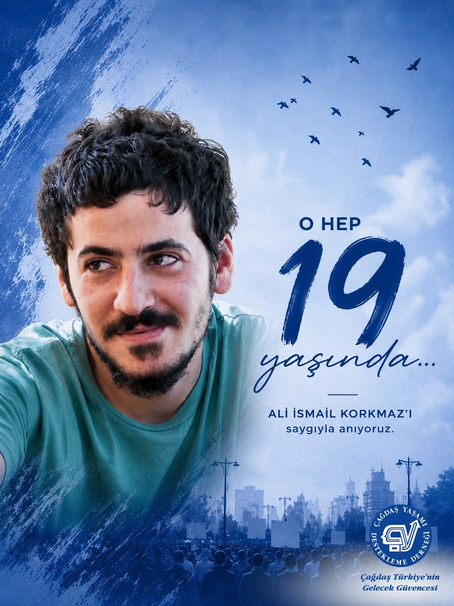 CagdasYasamDD's tweet photo. Düşlerinde özgür bir dünya vardı. Henüz 19 yaşındaydı. 

O’nun taşıdığı umut, aydınlık bir gelecek için yürüttüğümüz mücadelemizde yaşamaya devam ediyor. 

Ali İsmail Korkmaz’ı bedenen aramızdan ayrılışının 13. yılında saygı ve özlemle anıyoruz.

#ÇağdaşYaşamıDesteklemeDerneği #AliİsmailKorkmaz