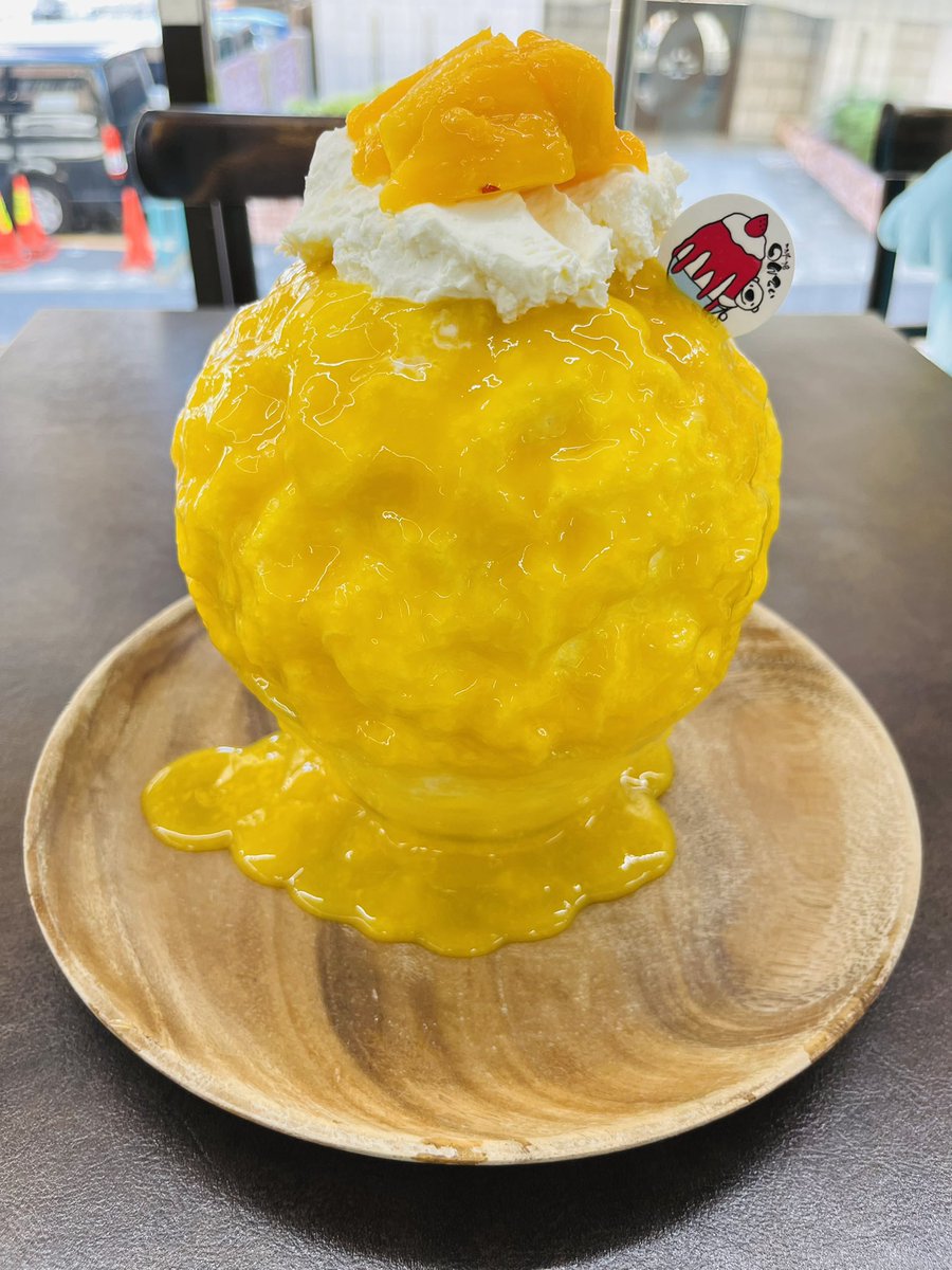 teku10489's tweet photo. 初のんてぃ！！🍧
マンゴーおいしかった🥭 https://t.co/rvXe5HOp2V