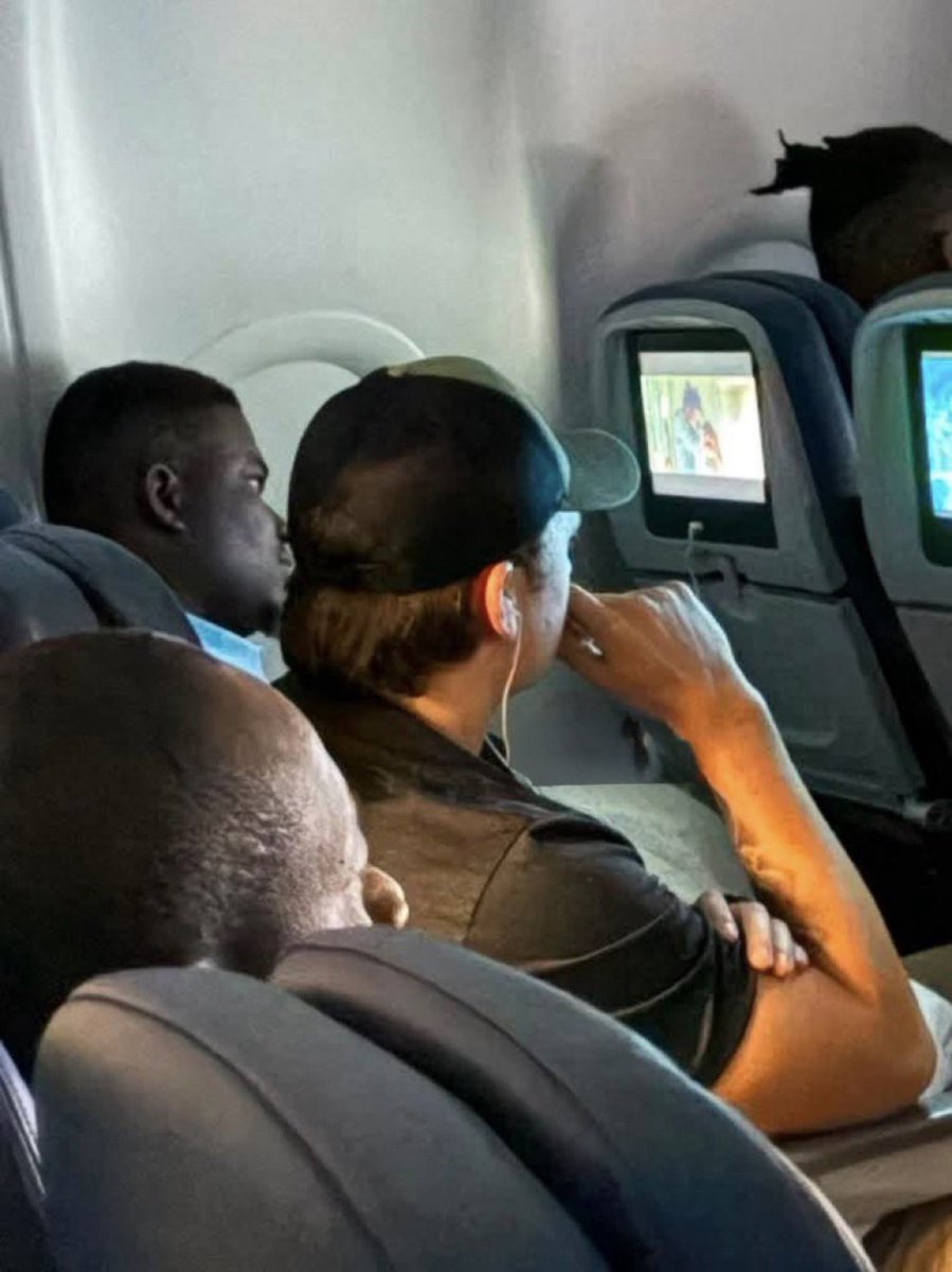 the_marcoli_boy's tweet photo. Abu Trica spotted watching Prison Break on his 1st fully funded trip to USA https://t.co/4FvCys9ZVo