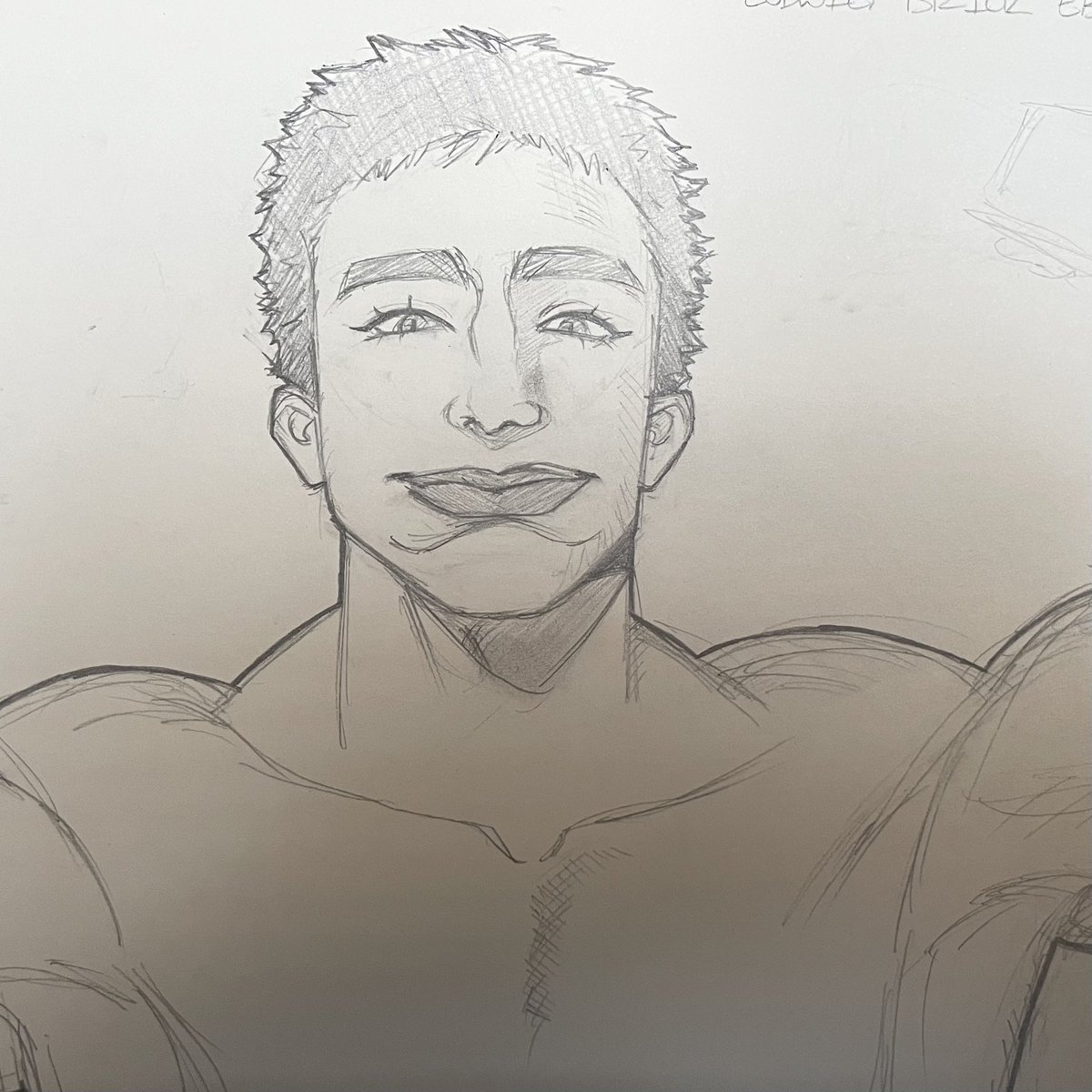cybrfrd's tweet photo. last drawing done of him which was in 2024 ….i think it’s safe to say he had a glow up https://t.co/vDor8mmH7i