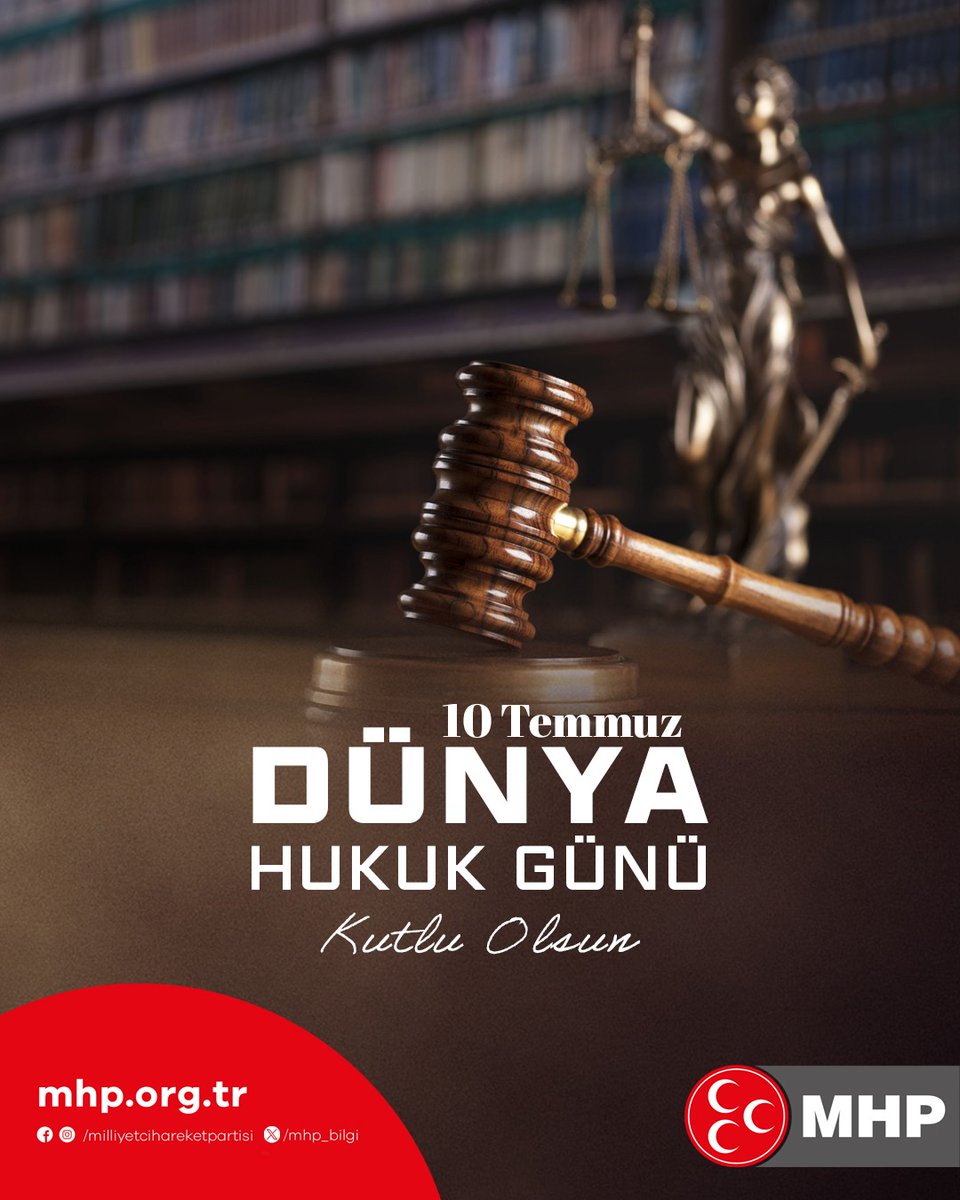 MHP_Bilgi's tweet photo. 10 Temmuz Dünya Hukuk Günü Kutlu Olsun https://t.co/Dp0kkhIQ2G
