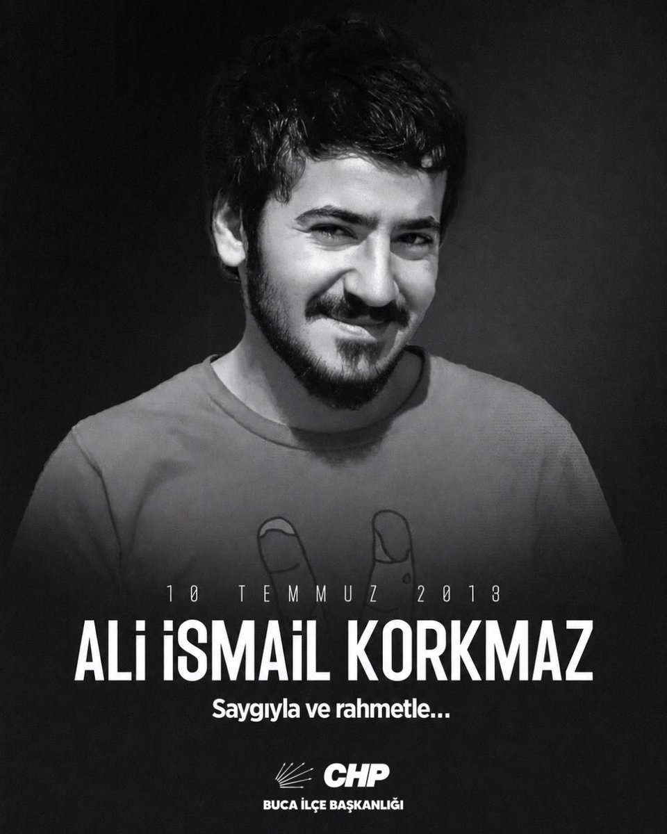 chpbucailce's tweet photo. Bazı isimler zamana yenilmez…

Gülüşüyle hafızalarımızda, adalet arayışındaki kararlılığıyla yüreğimizde yaşamaya devam eden Ali İsmail Korkmaz’ı aramızdan ayrılışının yıl dönümünde özlem, saygı ve rahmetle anıyoruz.

Unutmadık, unutturmayacağız. https://t.co/n6BcSbI4ir