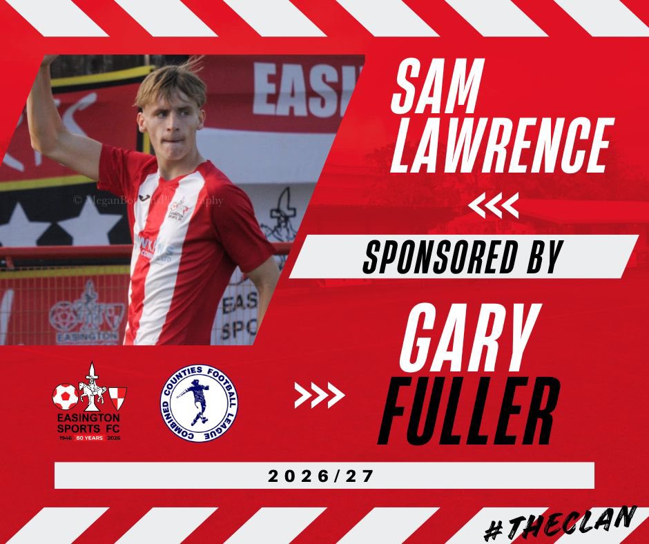 Sports_ESFC's tweet photo. Morning Clan
We are delighted to announce that last seasons top goalscorer Sam Lawrence will once again be sponsored by Gary Fuller for 2026/27.
Many thanks Gary for your continued support
>>>#theclan<<<
🔴⚪️ https://t.co/MSSQTaPPOz