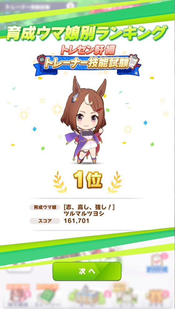 tonarinoTK's tweet photo. 技能試験でツルマルツヨシ1位を無事に達成する事が出来ました！！やりましたーーー！！ https://t.co/WqhTPRCbV8