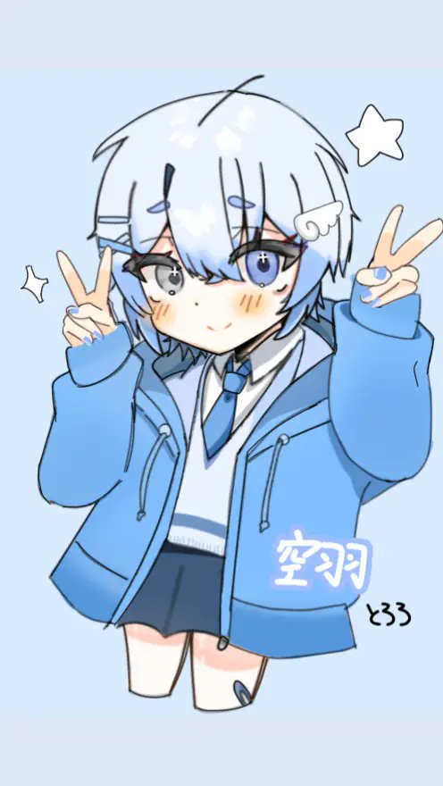 tororo103k's tweet photo. 忘れてた。空羽ちゃんかかせていただきました！！キャラデザがとても好み🫶💖@y_art8 https://t.co/Dmn11qv9iR
