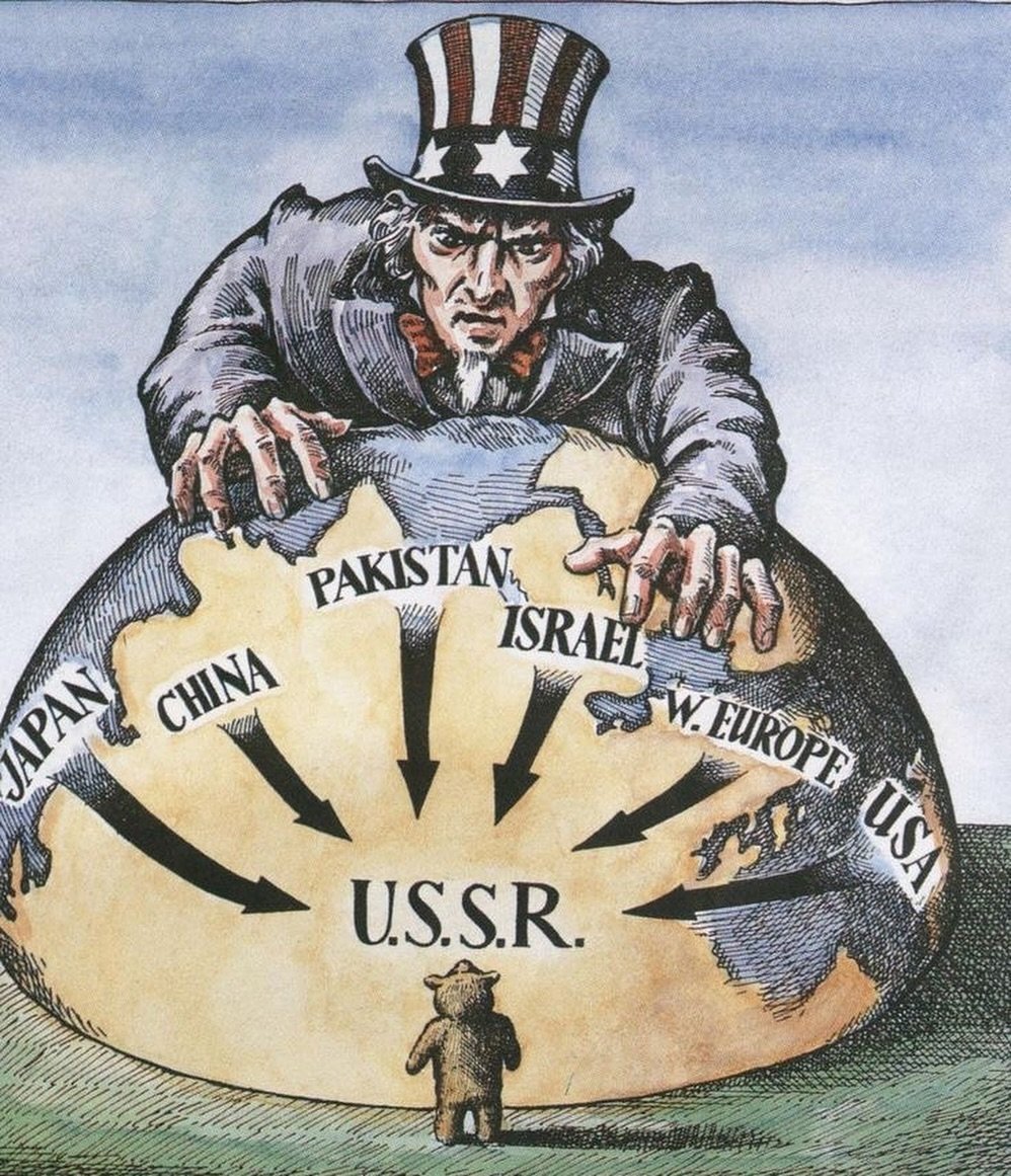 Civixplorer's tweet photo. The Cold War: Uncle Sam vs. the Soviet Bear https://t.co/f7PnRvVK4K