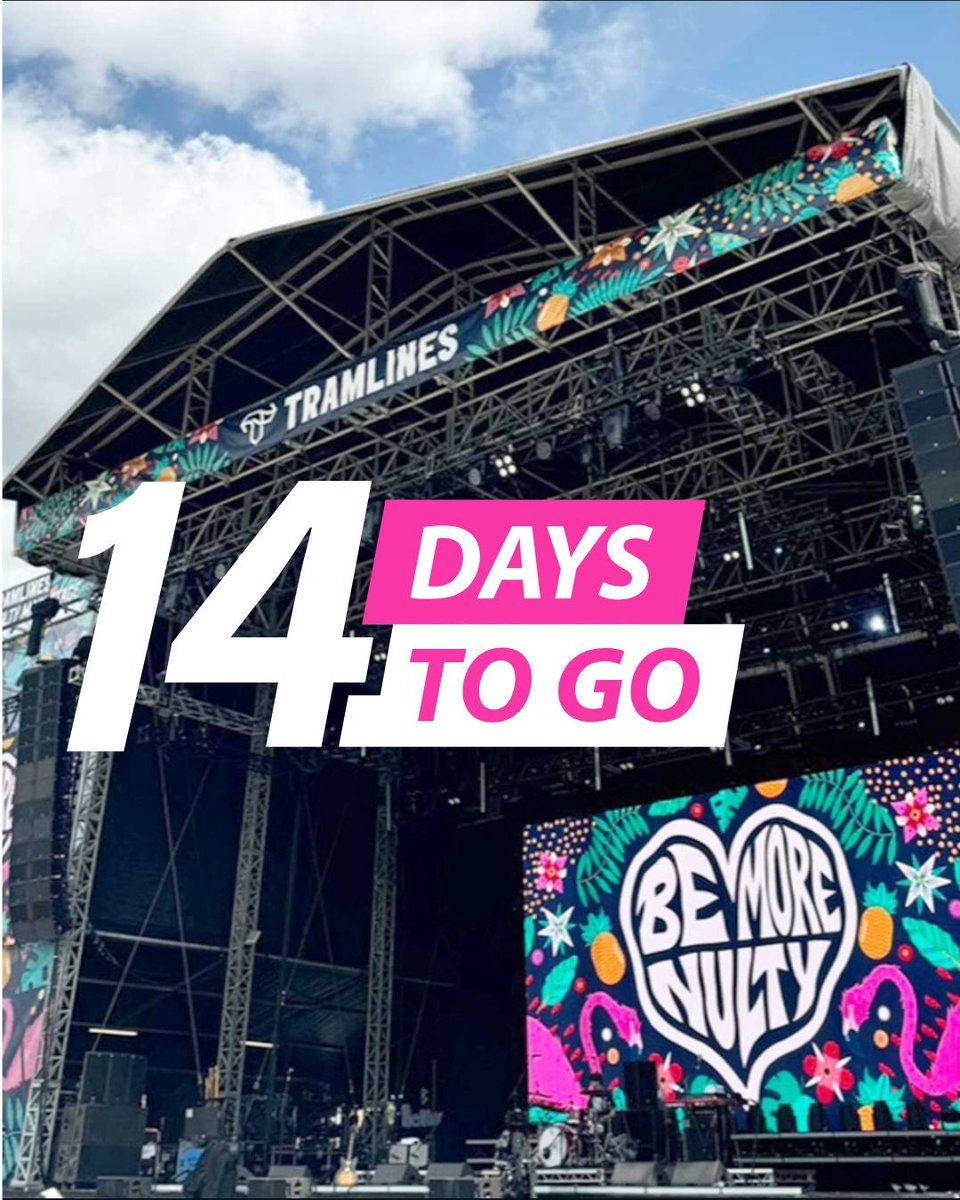 bemorenulty's tweet photo. Hands up who's excited 🙌 🙌 🙌 🙌 #SarahNultyMainStage 

@Tramlines #Tramlines #Tramlines26 #BeMoreNulty https://t.co/ZKFnv241ly