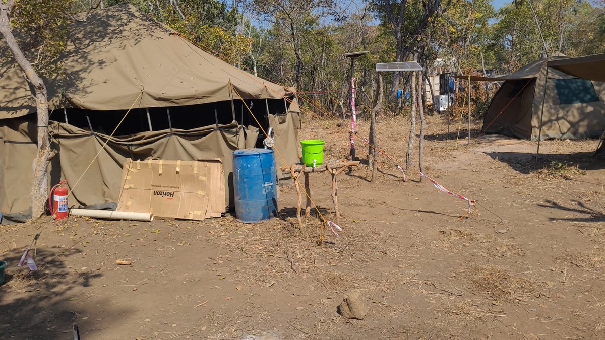 Tertiaryplc's tweet photo. Exploration camp life, it isn't exactly five stars!

Or even one star, for that matter!

#mining #exploration #zambia https://t.co/uJhuOPp8X4