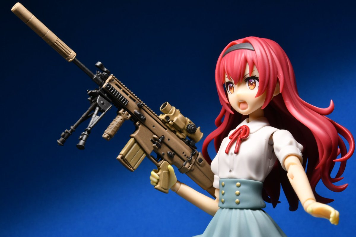 kanabun_etc's tweet photo. #深夜の小武器庫部 
お題「サプレッサー」
#リトルアーモリーを装備 #創彩少女庭園 https://t.co/nrxACoOFOT