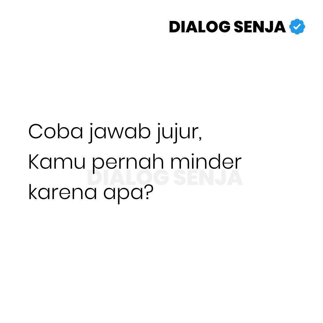 Dialog Senja tweet media