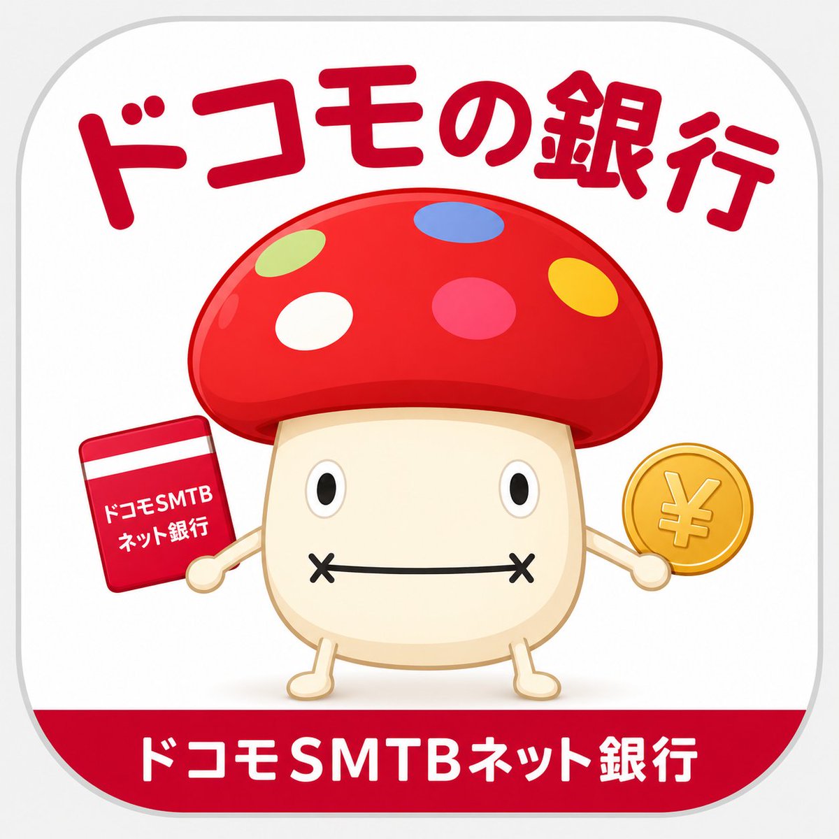 netatank's tweet photo. プロのイラストレーターのワイが、ドコモの銀行のアイコン作ってやったよ https://t.co/EDTHW8vwUs