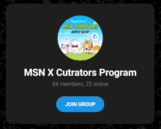 zznoelzzz's tweet photo. Wow, since the time @MaplestoryU promoted my game on Verse8 this is the next big thing that happened to me.

As a Curator, I'll start posting more MSU related stuff from now, and guide you through events, or new contents as simple as possible (GMS player proof w)
#MSNxCurators https://t.co/pZONSJTLN9