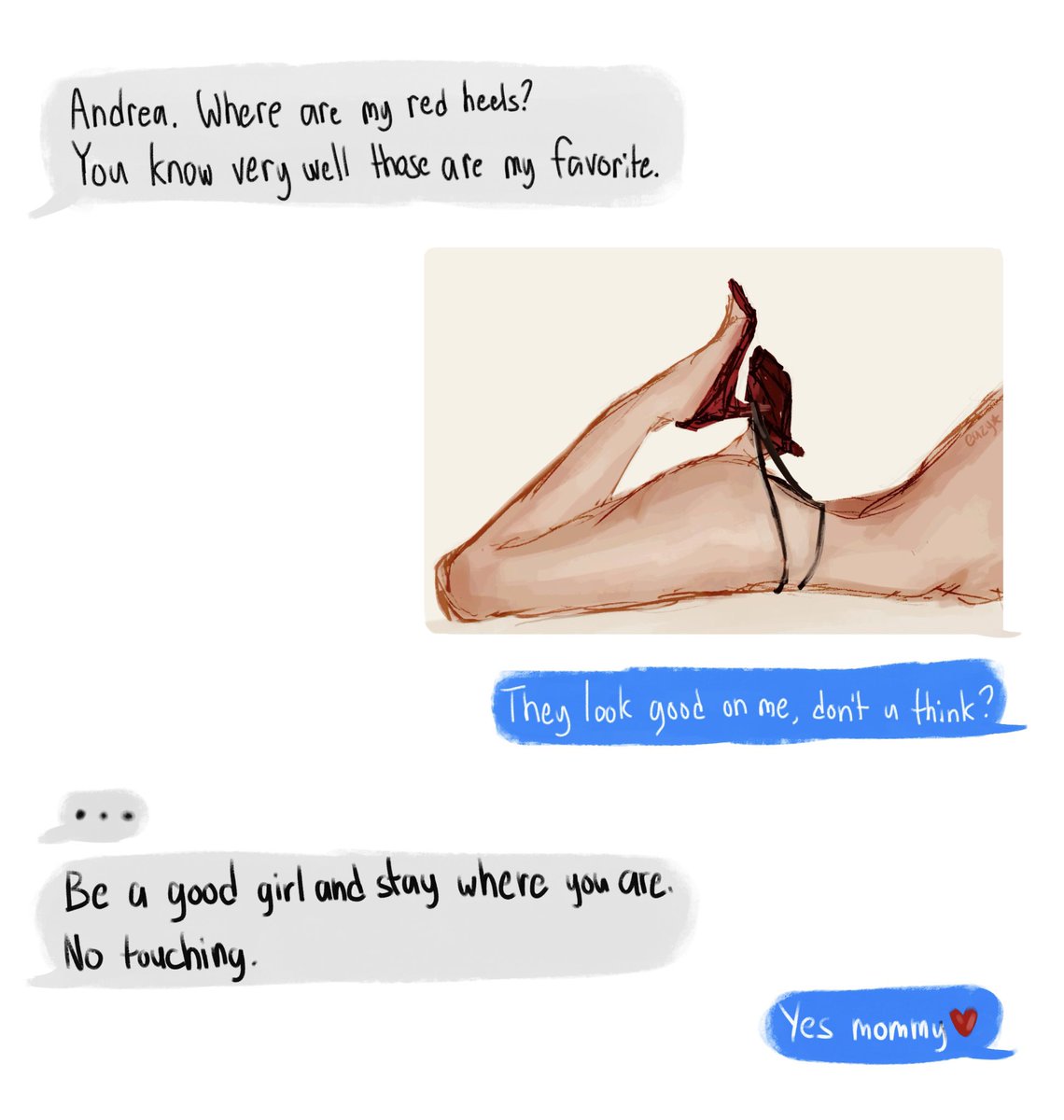 atelieryz's tweet photo. Heeheheheehehe #mirandy texts https://t.co/zRrSFs37DV
