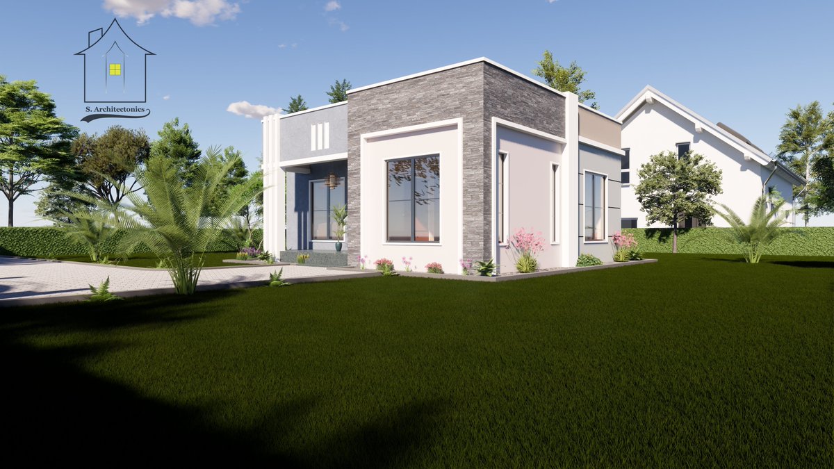 SArchitectonics's tweet photo. A cozy, modern 2 bedroom bungalow perfect for a rural setup.

📐 Plinth Area: 79 sq. m
🛏️ 2 Bedrooms
🎨 Modern hidden roof finish
📞 Call/WhatsApp: +254 768 296 016 https://t.co/h50jyRizSc