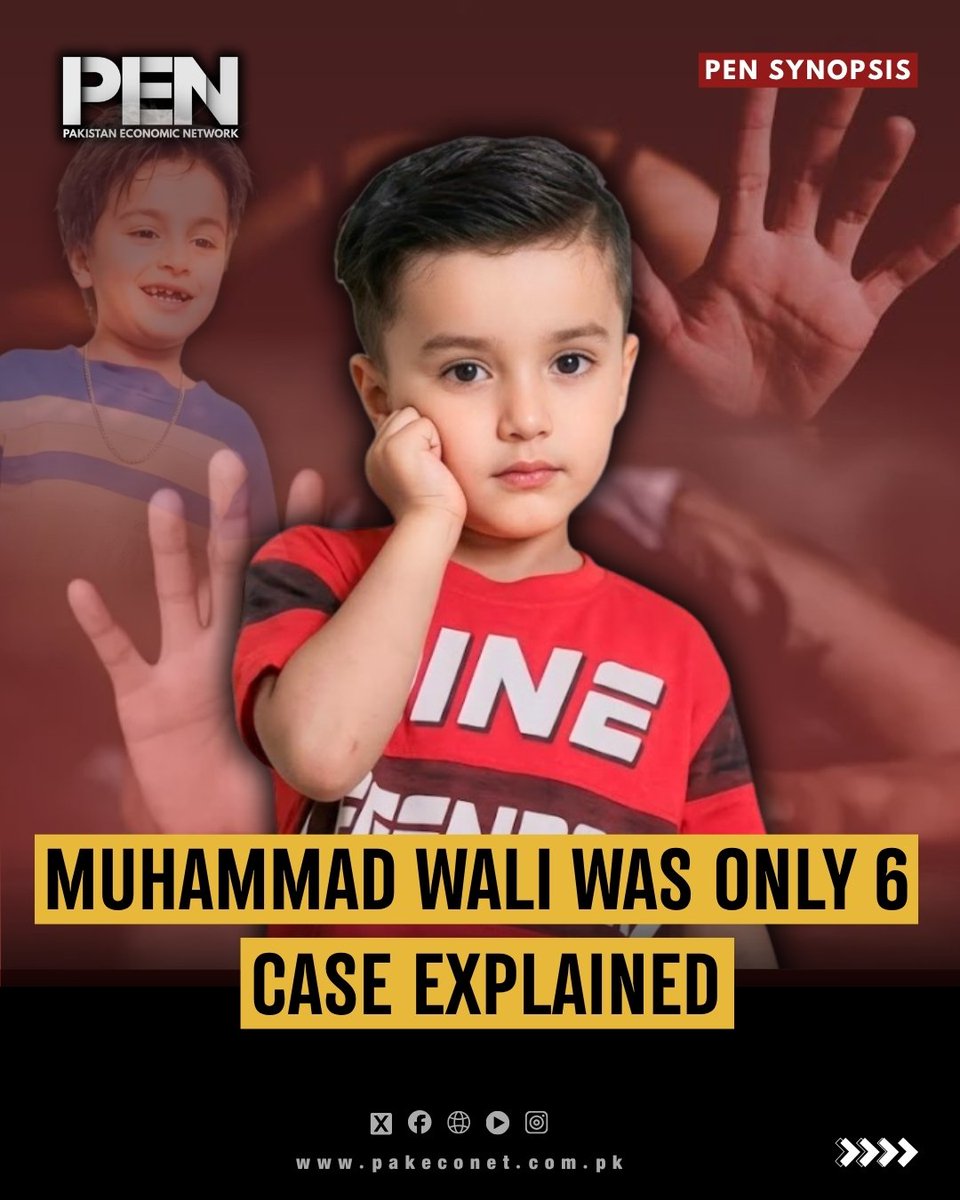 DrMdscra's tweet photo. Trigger Warning
Muhammad Wali was raped, tortured, and murdere they threw his body from the third floor in front of his parents.
 10year
old girl was found de@d in the washroom of a tuition centre in
Lahore 
Our children  deserve  safety  nd justice not Headlines
@MaryamNSharif https://t.co/1MiiDtGzKS