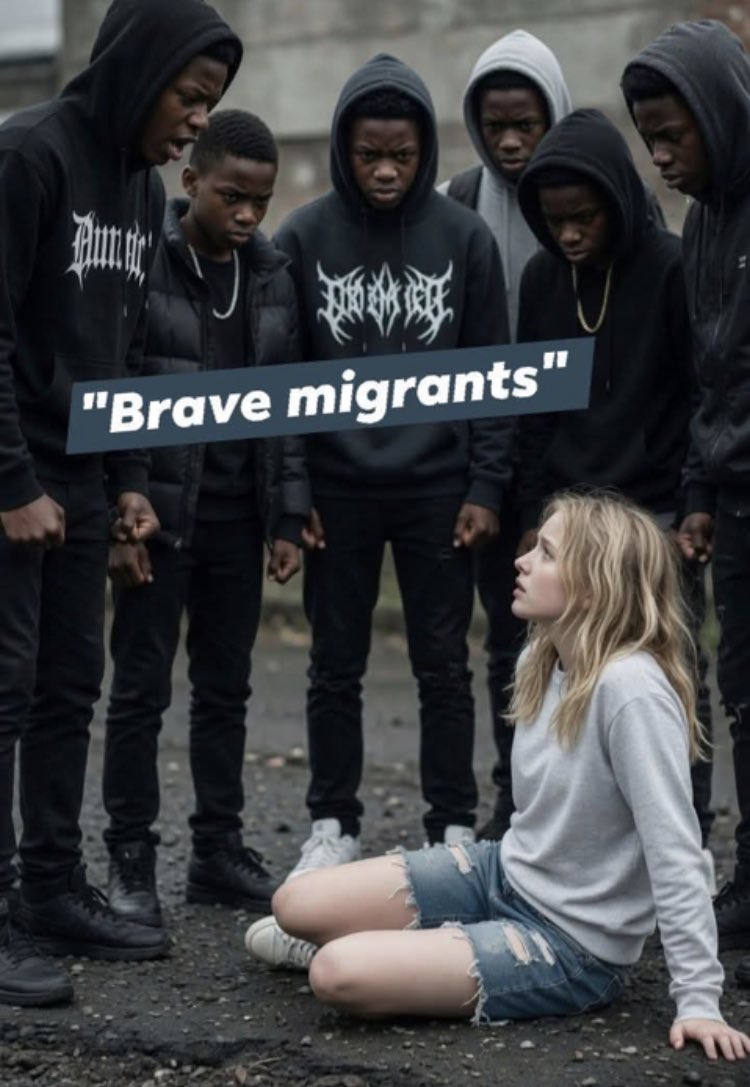 Neccccy's tweet photo. Deport all these pieces of shit now !! https://t.co/14xYX2fpNJ