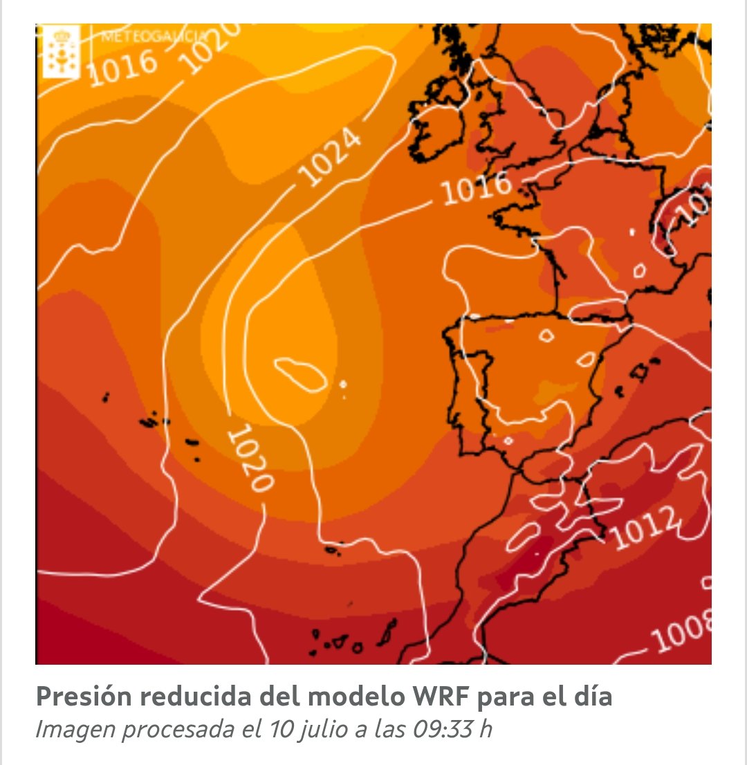 MeteoBrais1's tweet photo. Se está descolgando la #DANA que traerá mañana las tormentas tan intensas a #Galicia 

🌦️Hoy ya puede caer alguna en zonas de montaña 
⛈️🟠 Mañana a partir de las 16:00 se pueden dar tormentas fuertes en casi cualquier punto de Galicia, pero especialmente entre el centro y el norte de la comunidad, donde se espera un importante aparato eléctrico y granizo grande⛈️⚡🧊