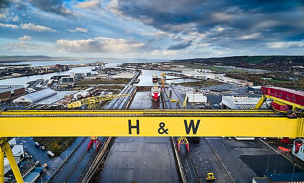 AfloatMagazine's tweet photo. Harland &amp; Wolff Pitching for UK-Dutch Navy Transport Ships - Part of Huge £2.4bn Deal https://t.co/1XHfMaeKMt #HarlandWolff #NavyTransport #Shipbuilding #UKNavy #DutchNavy https://t.co/McFVvvQ7mV