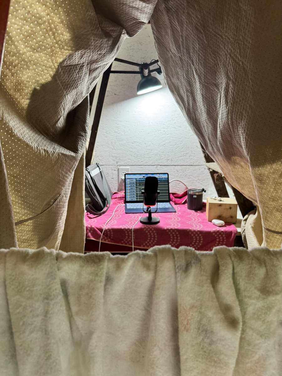 legacyofhunt's tweet photo. My makeshift sound booth. Working on the narration for Second Chances Part 2. https://t.co/ocXpJJ6H3M